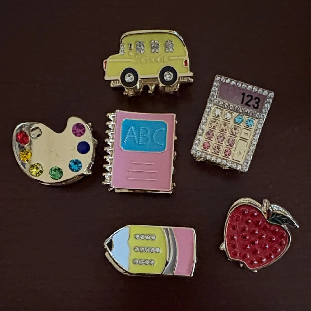 School-Themed /Teacher Hair Clips
